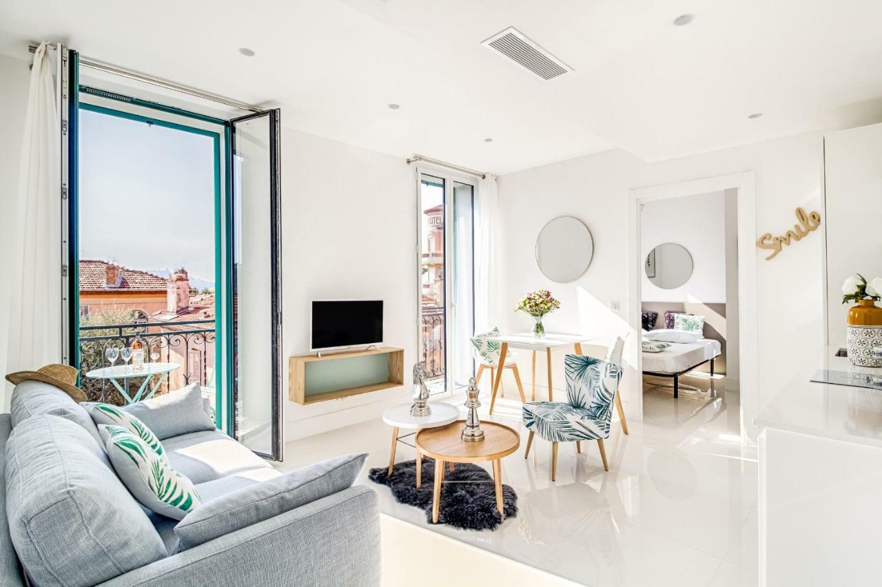 New ! Sea View Design + Balcony 203 Leilighet Villefranche-sur-Mer Eksteriør bilde